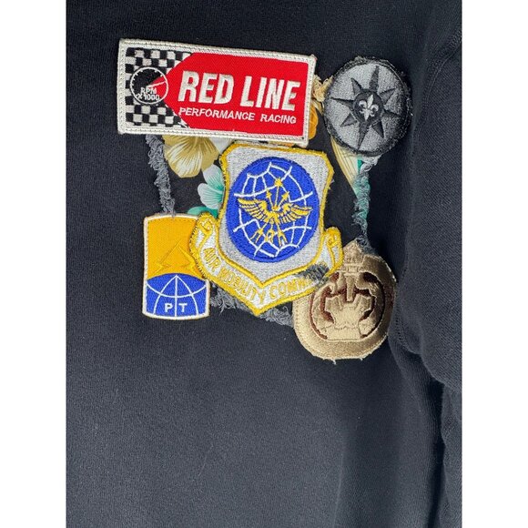 Free People X Riley Vintage Dusk Tropics Sweat Set Size M Patches Redline Racing - Picture 8 of 9